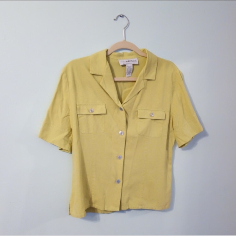 Vintage safari button down M